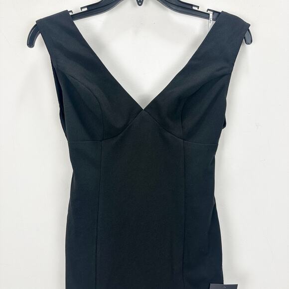 Lulus Perfection Bound Black Sleeveless Cowl Back Mini Dress Party Medium NWT - Picture 7 of 11